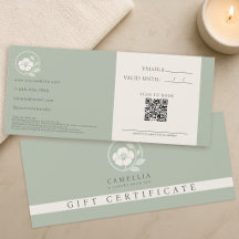 Modern Cadeaubon voor Hoofd Spa