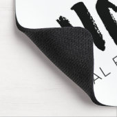 Modern Caligraphy Realtor Mousepad Muismat (Hoek)