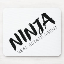 Modern Caligraphy Realtor Mousepad