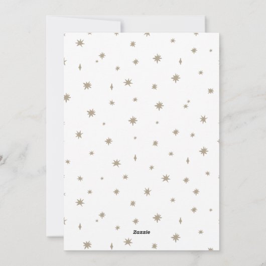 Modern Calligraphy Merry Christmas Feestdagenkaart (Achterkant)