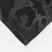 Modern Camo-Black en Dark Gray-camouflage Fleece Deken (Hoek)