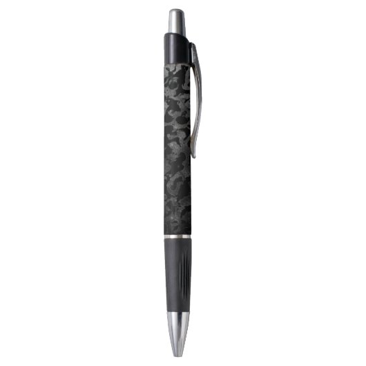 Modern Camo-Black en Dark Gray-camouflage Pen (Achterkant (Verticaal))