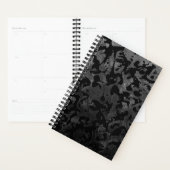 Modern Camo-Black en Dark Gray-camouflage Planner (Display)