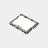 Modern Camouflage Pattern Name Black Post-it® Notes (Schuin)