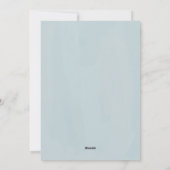 Modern Candy Cane Calligraphy Holiday Card Feestdagenkaart (Achterkant)