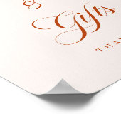 Modern Cards and Gifts Bridal Shower Table Poster (Hoek)