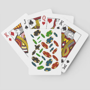 "Modern Casino Chips 3D Art Design" Pokerkaarten