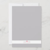 Modern Casino Dinner Party Verjaardag Uitnodigen Kaart (Achterkant)