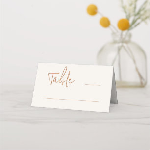 Modern Casual Script Aardse bruiloft