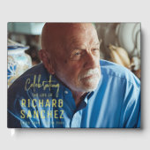 Modern Celebration Of Life Photo Funeral Memorial  (Recto)