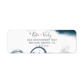 Modern Celestial Waterverf Return Address Label (Voorkant)