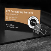 Modern Certified Public Accountant Visitekaartje