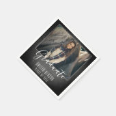 Modern Chalkboard Afstuderen Fotogradatie Partij Servet (Hoek)