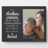 Modern Chalkboard Moeder voor eeuwig nooit foto Fotoplaat (Voorkant)