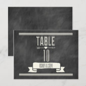 MODERN CHALKBOARD TAFELNUMMERS (Voorkant / Achterkant)