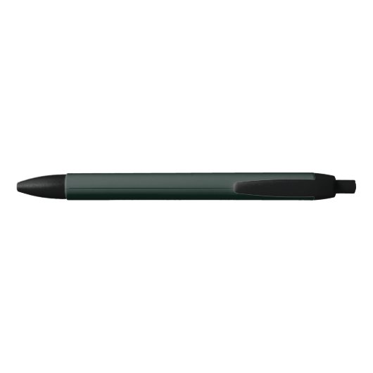 Modern Charcoal Luxe Gold Script Monogram Zwarte Inkt Pen (Achterkant)