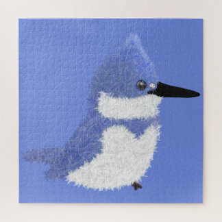 Modern charming belted kingfisher legpuzzel