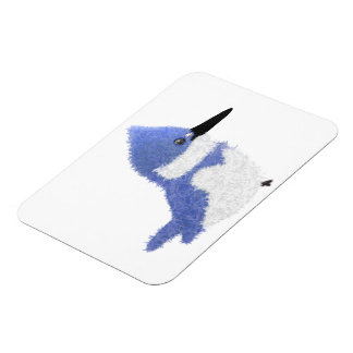 Modern charming belted kingfisher magneet