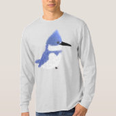 Modern charming belted kingfisher t-shirt (Voorkant)