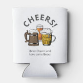 Modern CHEERS Cartoon Beers  Blikjeskoeler (Achterkant)