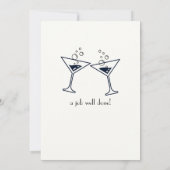 Modern Cheers Laughs Tranen Cocktail Pensioen Kaart (Achterkant)