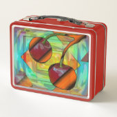 Modern Cherries Lunch Box (Achterkant)