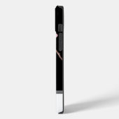 Modern Cherry Blossom Black iPhone 14 Plus Hoesje (Achterkant / Links)