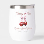 Modern Cherry op de top Roze Bow Vrijgezellenfeest (Links)