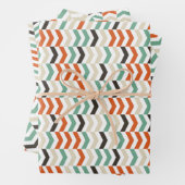Modern Chevron-inpakpapier - kleurrijke cadeauverp Inpakpapier Vel (In situ)