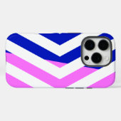 Modern Chevron Patroonontwerp Case-Mate iPhone Case (Achterkant (horizontaal))