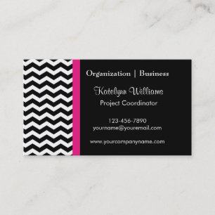 Modern Chevron Stripes Visitekaartjes