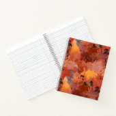 Modern Chic Abstract Terracotta Rust Brown Notitieboek (Binnen)