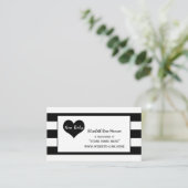 Modern Chic Baby shower Gift Registry Informatiekaartje (Staand voorkant)