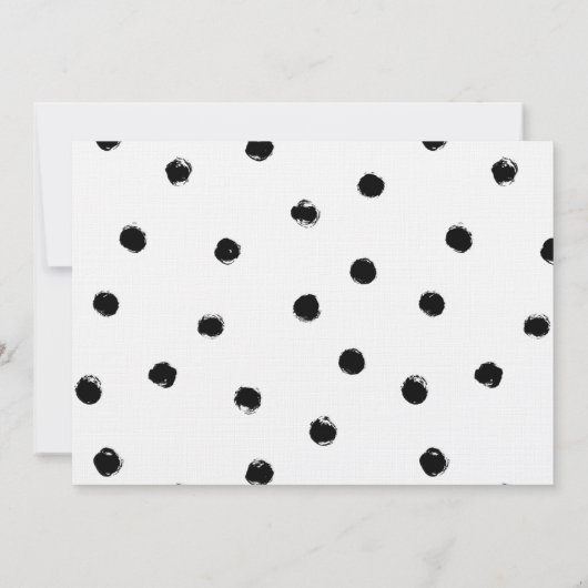 Modern Chic "Bedankt dat je mijn bruidsmeisje bent Bedankkaart (Achterkant)