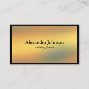 Modern Chic Black en Gold Foil Luxury Business Ca Visitekaartje