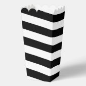 Modern Chic Black & White Wedding Bedankdoosjes (Achterkant)