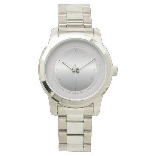 Modern Chic Blauwgroen Zilver Vrouwen Horloge