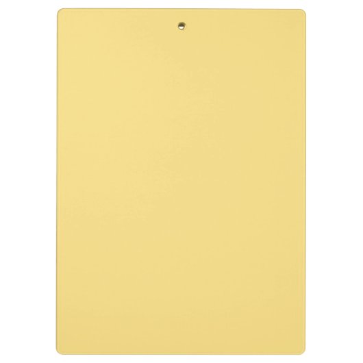 Modern Chic Butter Yellow Striped Klembord (Achterkant)