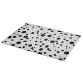 Modern Chic Dalmatian Dog Animal Print Pattern Snijplank (Hoek)