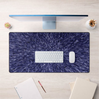 Modern, chic design in dark blue, glitter effect bureaumat