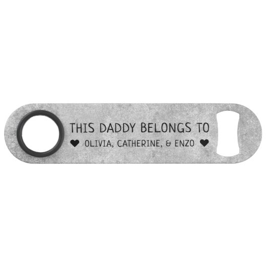Modern Chic Deze papa behoort tot Vaderdag Speed Flessenopener (Voorkant (Horizontaal))