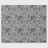 Modern Chic Floral Pattern Cadeaupapier (Vlak)