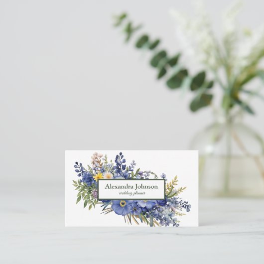 Modern Chic Gold Leaf Folie Luxe Visitekaartje (Staand voorkant)