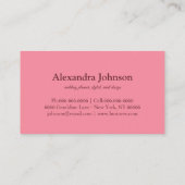 Modern Chic Gold Leaf Folie Luxe Visitekaartje (Achterkant)