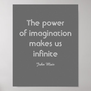 modern chic inspirerend Muir quote poster
