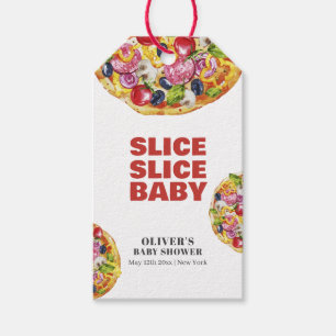 Modern Chic Italian Slice Slice Pizza Baby Shower Cadeaulabel