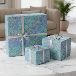 Modern Chic Pastel Colors Marble Mosaic Pattern Cadeaupapier