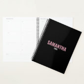 Modern Chic Pink & Black Appointbook Planner (Display)