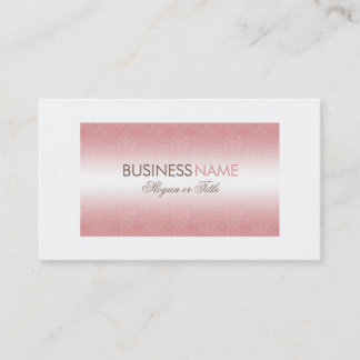 Modern Chic Pink Damask Chic Visitekaartje