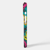 Modern Chic Pop Art Floral Shakespeare Quote Case-Mate iPhone Case (Achterkant / Links)